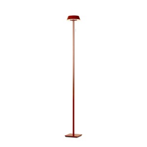 OLIGO Floor Luminaire GLANCE, straight, red matt