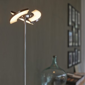 OLIGO Lampadaire TRINITY, chrom