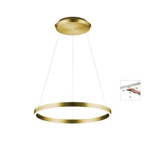 LED-Pendelleuchte SVEA-L60, goldfarbig lackiert