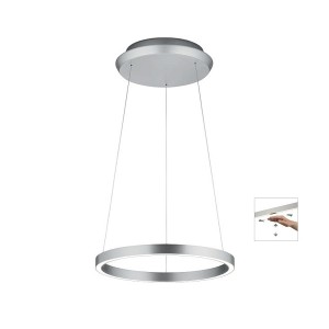 LED-Pendelleuchte SVEA-L40, nickel matt