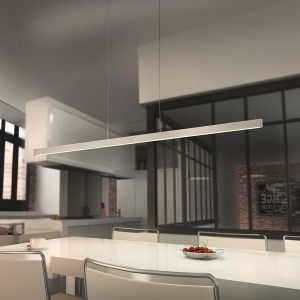 LED-Pendelleuchte LINN-L161, nickel matt