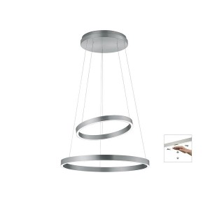 LED-Pendelleuchte LORA-P, nickel matt