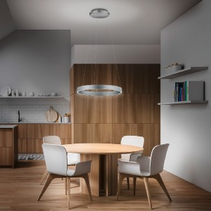 LED-Pendelleuchte SARA-60, nickel matt