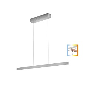 LED-Pendelleuchte LINDA-92, nickel matt