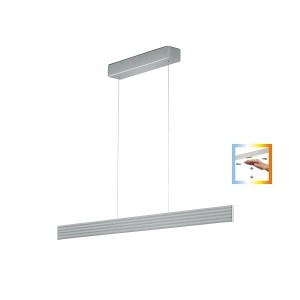 LED-Pendelleuchte FARA-112, nickel matt