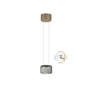 LED-Pendelleuchte SIDRA-1, effekt bronze
