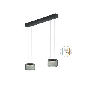 LED-Pendelleuchte SIDRA-2, schwarz