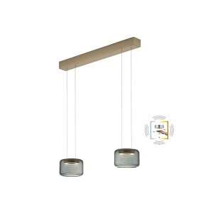 LED-Pendelleuchte SIDRA-2, effekt bronze