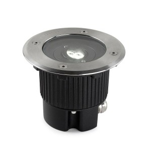 Recessed floor luminaires IP65/IP67 GEA POWER LED ROUND  D:130mm LED 6W 4000K AISI316-