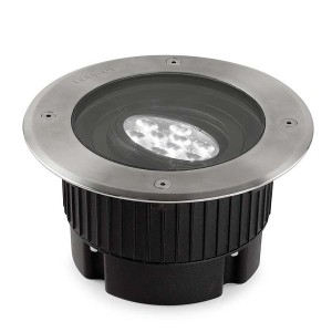 Luminaire encastr? au sol IP65/IP67 GEA POWER LED ROUND  D:180mm LED 9W 4000K AISI316-