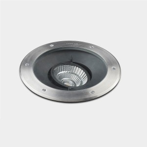 Luminaire encastr? au sol IP65/IP67 GEA COB LED ALUMINIUM D:185mm LED 16W 3000K AISI31