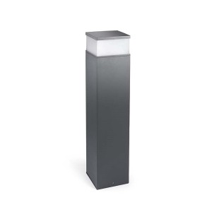 Borne lumineuse IP65 CUBIK LED 650mm LED 15W 3000K anthracite 833Lm