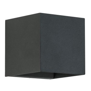 Brumberg AB-Wandleuchte  DULVIA quadr. sw, 830 on/off 10W 230V IP54