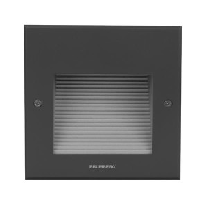 Brumberg EB-Wandleuchte  CARDUI rechte. sw, 830 on/off 2W 230V IP65