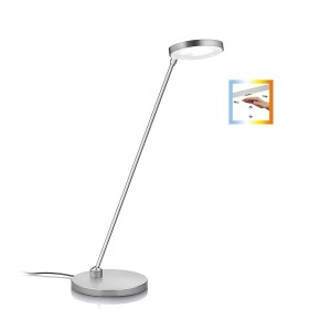 LED-Tischleuchte THEA-T, nickel matt