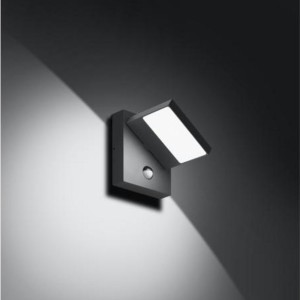 LED Wandanbauleuchte APORIA, rechteckige, graphit