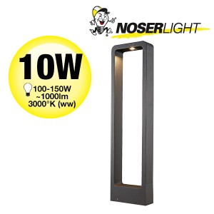 LED Aussenleuchte ARC, 60cm, schwarz, IP65, warmweisses Licht