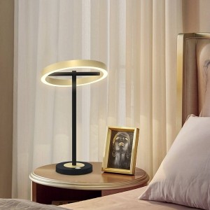 LED Table Lamp BREST, black - gold