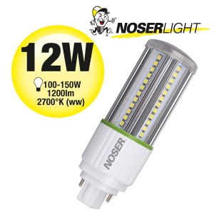 NOSEC-D LED, G24d, 12W, 2700°K, 85-265V, Art.-Nr.: 881.12WW