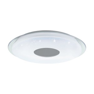 LED Plafonier LANCIANO-Z, 4-flammes, blanc / chrome