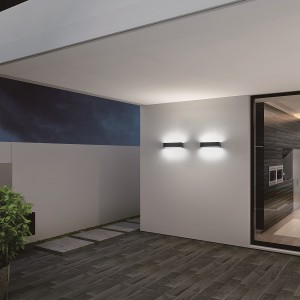 LED Wandleuchte CMD 9044, anthrazit