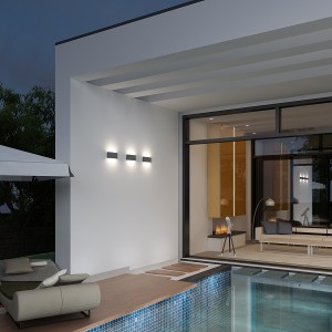 LED Wandleuchte CMD 9070, anthrazit