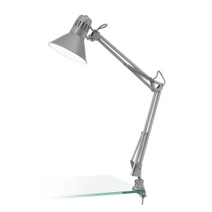 Clamp Lamp FIRMO, silver