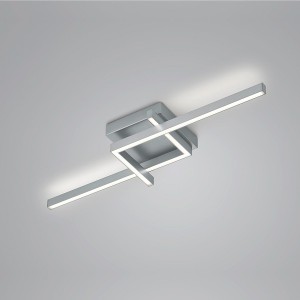 LED-Deckenleuchte FRIDA-80, nickel matt