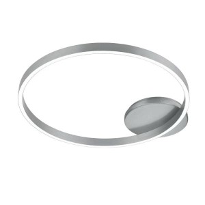 LED-Deckenleuchte mit Fernbedienung SOLEA, nickel matt