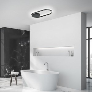 LED-Deckenleuchte RIKE, schwarz