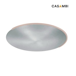 LED-Deckenleuchte Casambi ASTRA-C-60, nickel matt-sand metallic