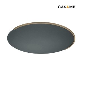 LED-Deckenleuchte Casambi ASTRA-C-60, schwarz metallic-bronze metallic