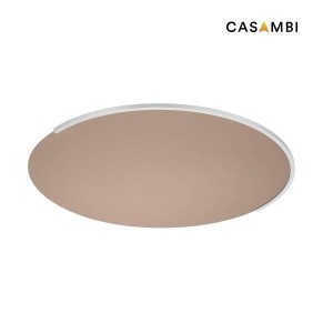 LED-Deckenleuchte Casambi ASTRA-C-60, sand metallic-nickel matt