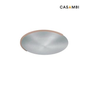 LED-Deckenleuchte Casambi ASTRA-C-40, nickel matt-sand metallic