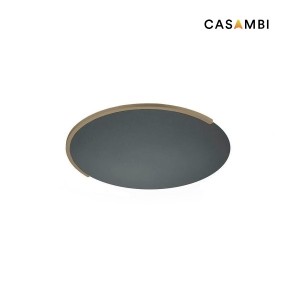 LED-Deckenleuchte Casambi ASTRA-C-40, schwarz metallic-bronze metallic
