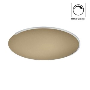 LED-Deckenleuchte ASTRA-60, bronze metallic-nickel matt
