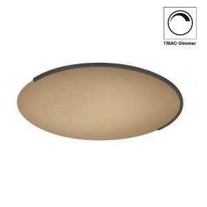 LED-Deckenleuchte ASTRA-60, bronze metallic-schwarz metallic