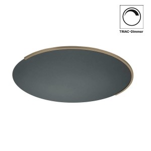 LED-Deckenleuchte ASTRA-60, schwarz metallic-bronze metallic