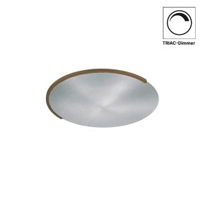 LED-Deckenleuchte ASTRA-40, nickel matt-bronze metallic