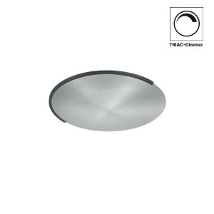 LED-Deckenleuchte ASTRA-40, nickel matt-schwarz metallic