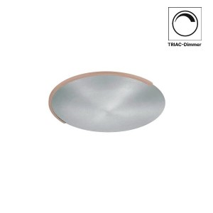 LED-Deckenleuchte ASTRA-40, nickel matt-sand metallic