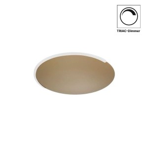 LED-Deckenleuchte ASTRA-40, bronze metallic-nickel matt