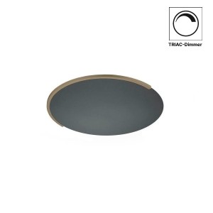 LED-Deckenleuchte ASTRA-40, schwarz metallic-bronze metallic