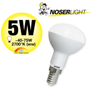 NOSER LED-R50, 230V, E14, 5W, dimmable, 180?, 2700?K, No. art. 926.051