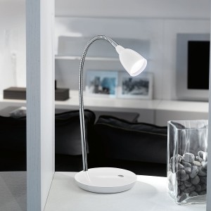 LED Tischleuchte DURENGO, weiss / chrom