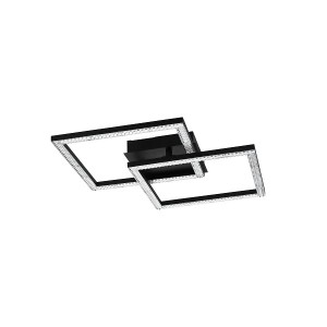 LED Wand- /Deckenleuchte LEJIAS, schwarz