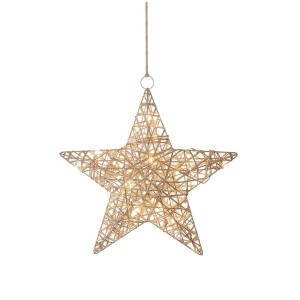 Gold hanging Star 36