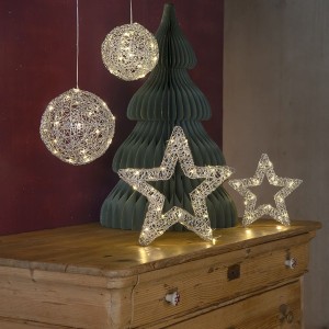 Silver standing star 35