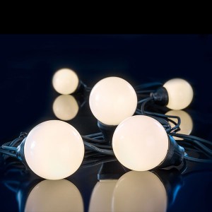 Tree bulbs 40, milky 