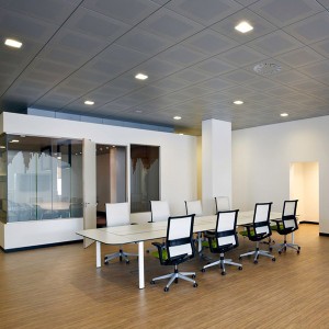 LED "Slim" Downlight / Luminaire à encastrer, quadratique, couleur blanc, 12W, 900lm, 3000K blanc chaud, No. art. DLBQ12W-WW